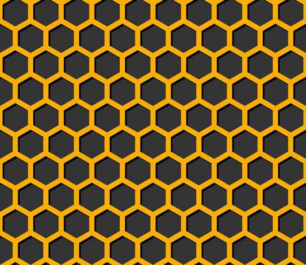 illustration en nid d'abeille sombre
 - Vecteur, image