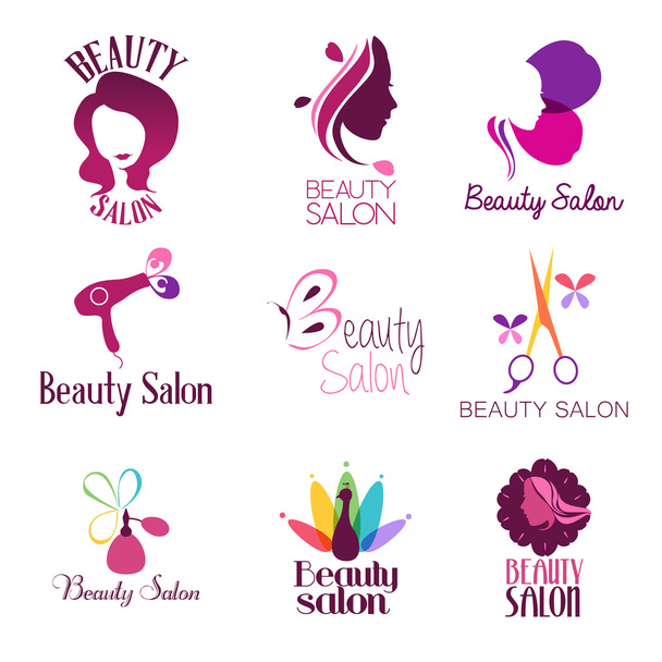 Logo Salon de beauté - Vecteur, image
