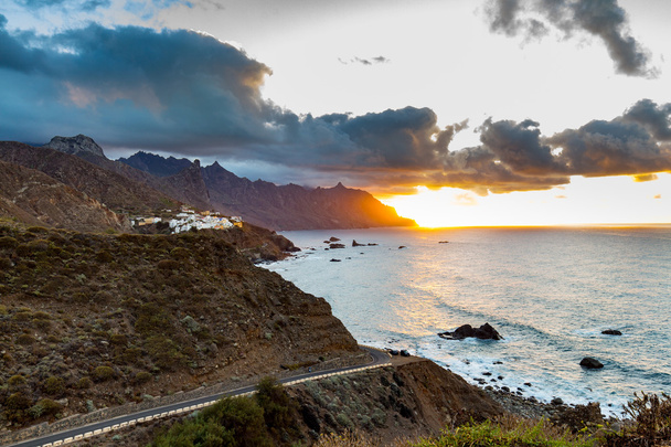 Tenerife atardecer paisaje
 - Foto, Imagen