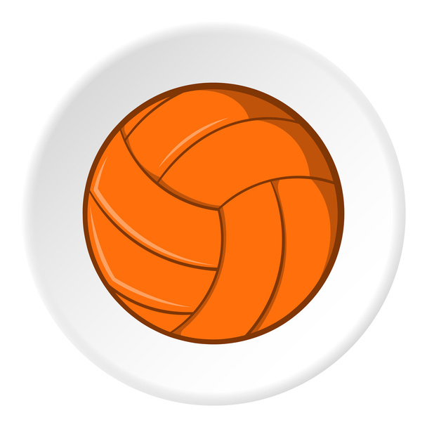 Icono de voleibol, estilo de dibujos animados
 - Vector, Imagen