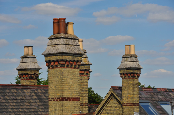 Group of old residential chimneys - Photo, Image