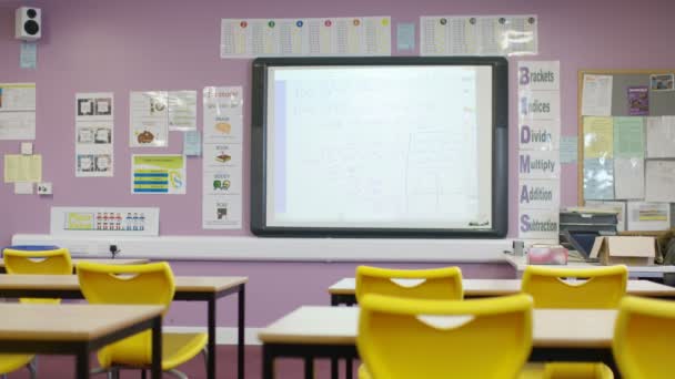  Interior of school classroom - Footage, Video