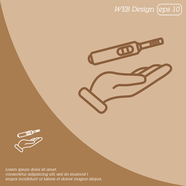 Σχεδιασμός εικονίδιο χεριού - Διάνυσμα, εικόνα