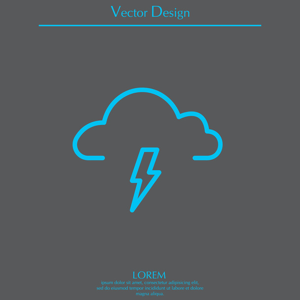 simple weather icon - Vector, Image