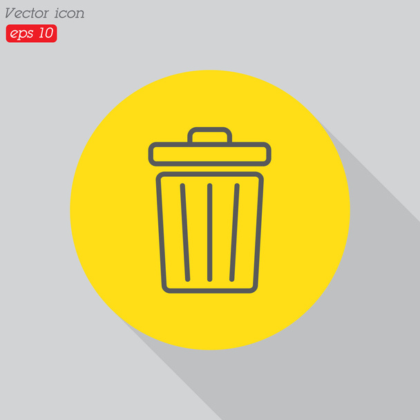 design of Trash can icon - Vector, Image