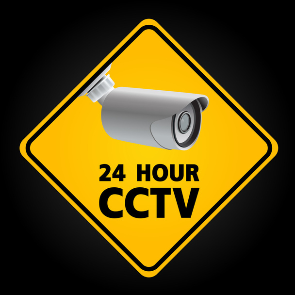 CCTV-valvontakamera
 - Vektori, kuva