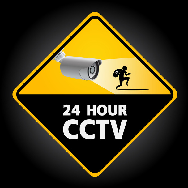 Câmera de segurança CCTV
 - Vetor, Imagem