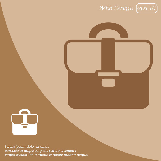 Проста ікона портфель
 - Вектор, зображення