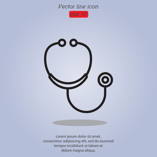 design of Stethoscope icon - Vector, Image