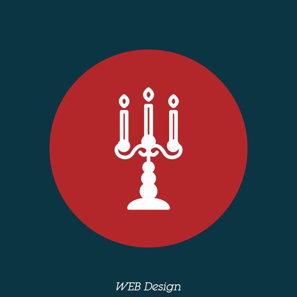 icône simple de chandelier
 - Vecteur, image