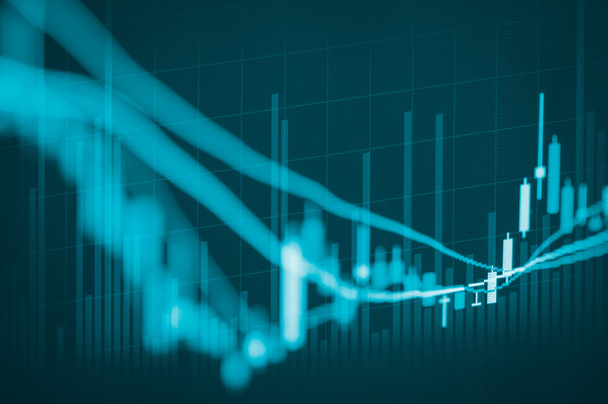 Graphique des données boursières et financières avec analyse boursière
 - Photo, image