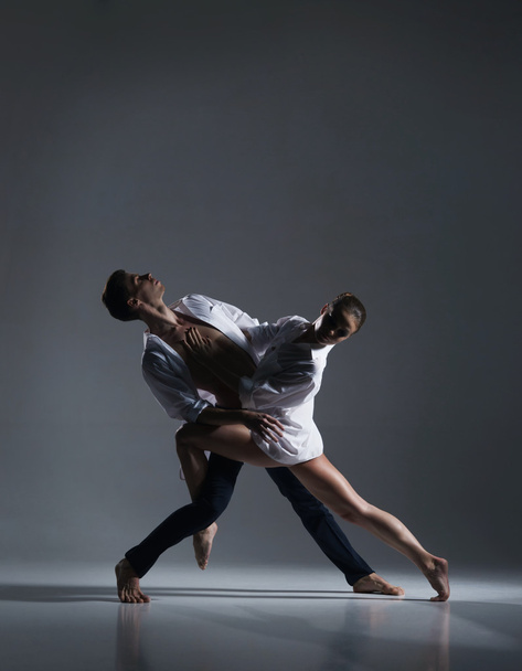 ballet dancers in art performance - Фото, изображение