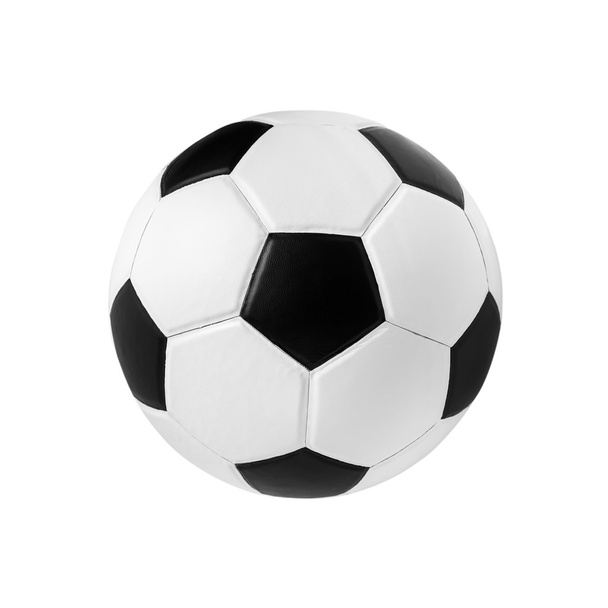Изображение крупным планом футбольного мяча. футбольный мяч на изолированных
.  - Фото, изображение