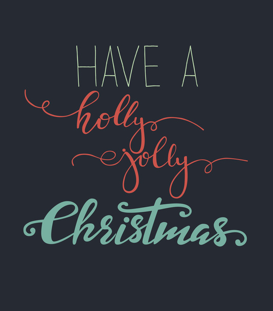 Happy Holidays greeting card - Vector, imagen