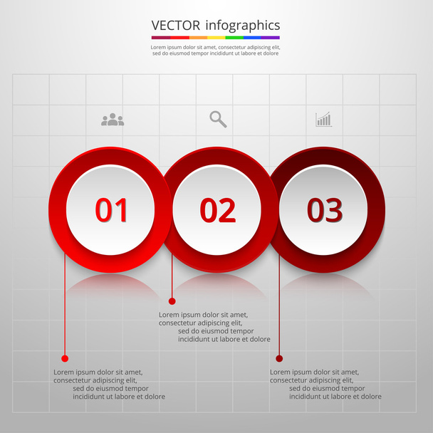Vector business template for presentation. - Vektor, obrázek