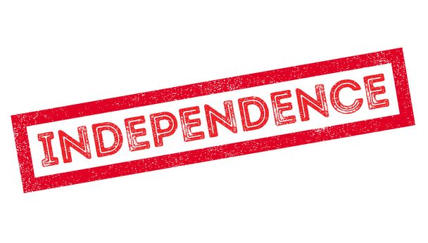 Independence rubber stamp - Vector, afbeelding