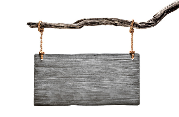 placa de madeira envelhecida cinzenta
 - Foto, Imagem