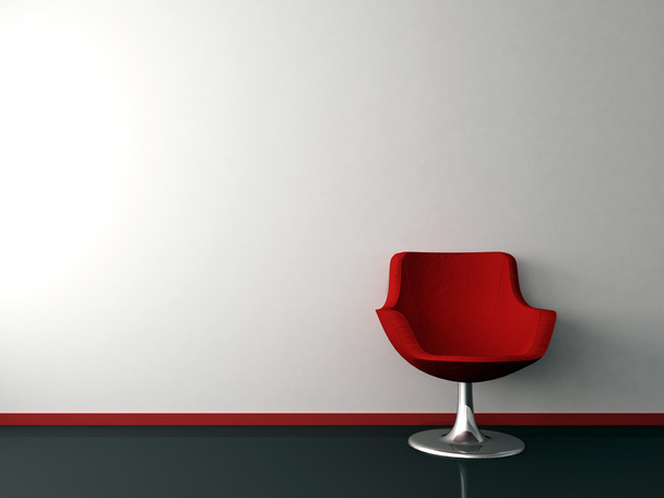 κόκκινη καρέκλα - Φωτογραφία, εικόνα