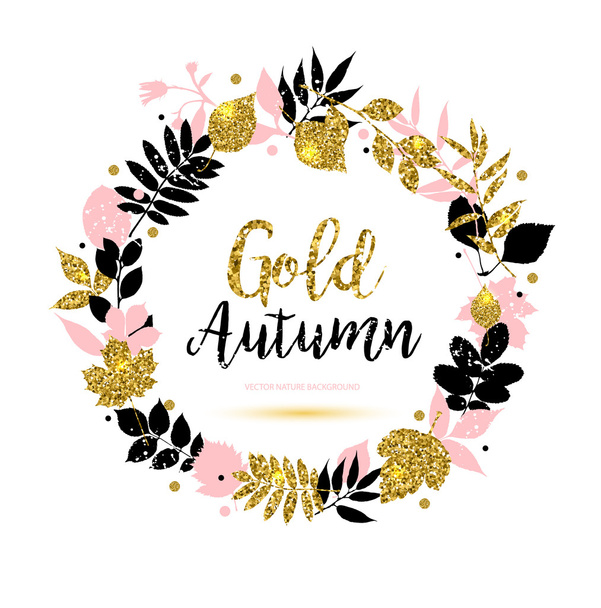 autumn greeting card - Διάνυσμα, εικόνα