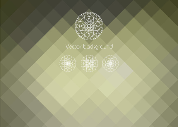 background with colored squares  - Vector, Image