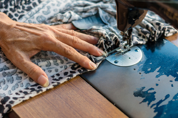 Proces šití návrháře rukou  - Fotografie, Obrázek