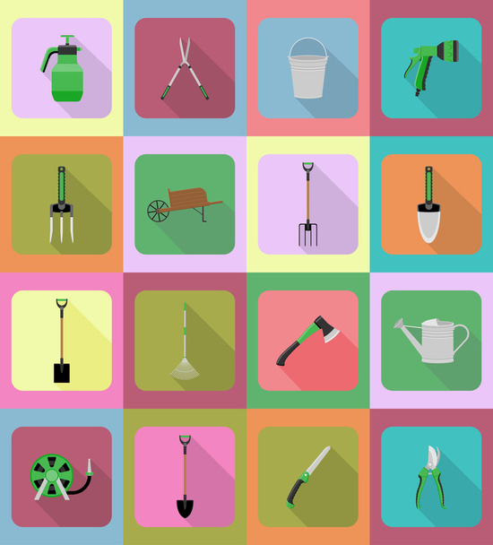 Инструменты для садоводства
 - Вектор,изображение
