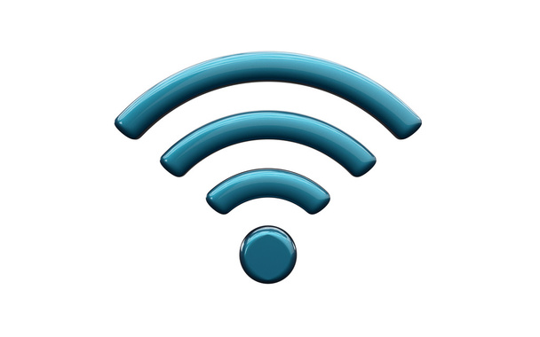 Symbol sieci bezprzewodowej Wi Fi - Zdjęcie, obraz