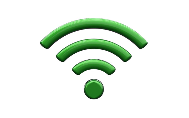 Langattoman verkon Wi Fi-symboli - Valokuva, kuva