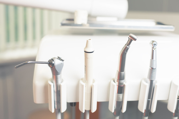 Professional dental equipment, tools set. Instruments - Photo, image