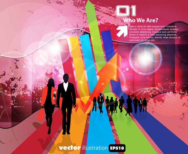 Business people - Vector, Image