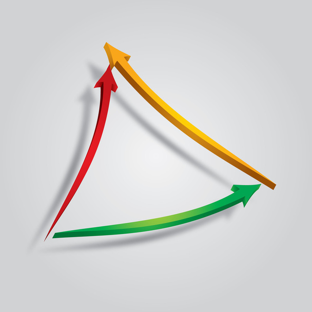 Colorful arrows - Vector, afbeelding