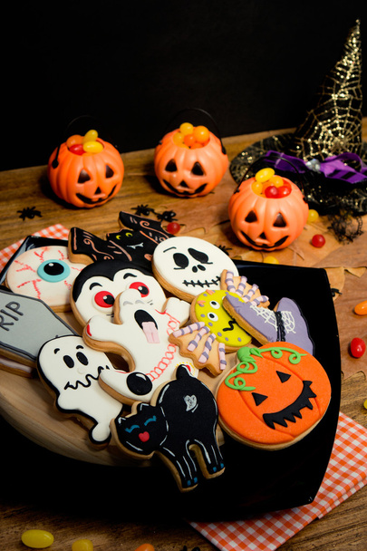 Creepy Halloween cookies  - Foto, Imagem