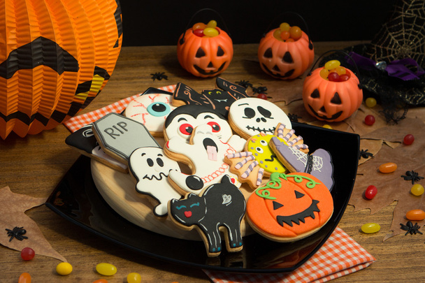 Creepy Halloween cookies  - Photo, Image