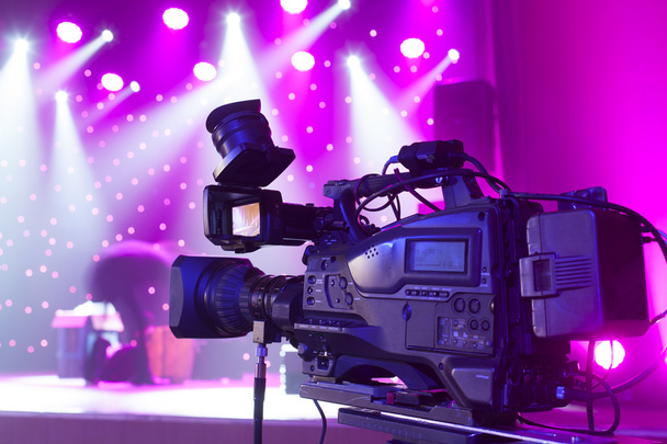 televizní kamera v koncertním sále - Fotografie, Obrázek