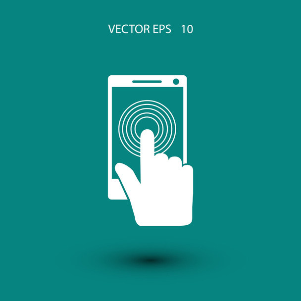 vetor ícone smartphone
 - Vetor, Imagem