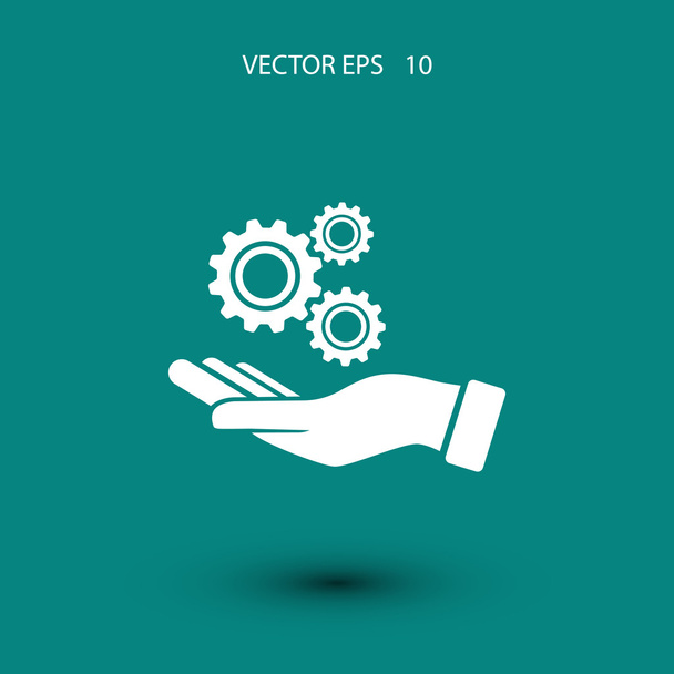 Icono de instalación y soporte
 - Vector, imagen