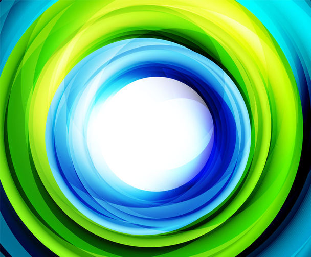 Bright swirl motion abstract background - Vector, Image