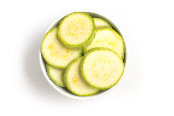 Zucchini into a bowl - Photo, image