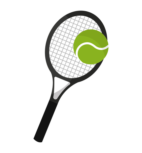 rakiety tenisowe sport sprzęt ikona - Wektor, obraz