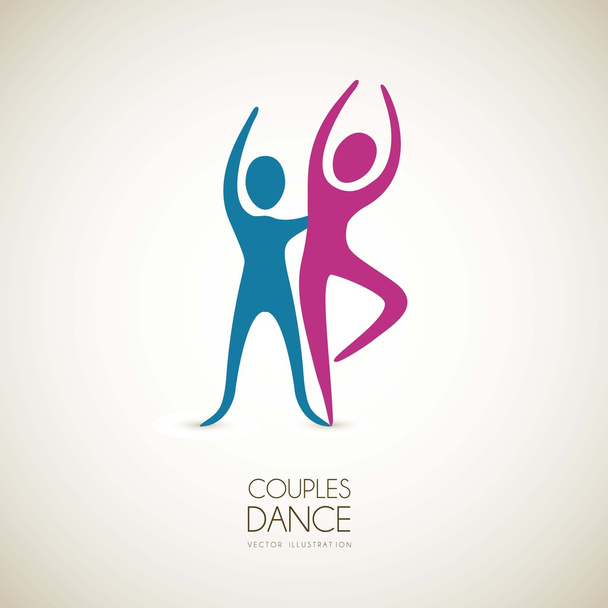 dance positions - Vector, Image