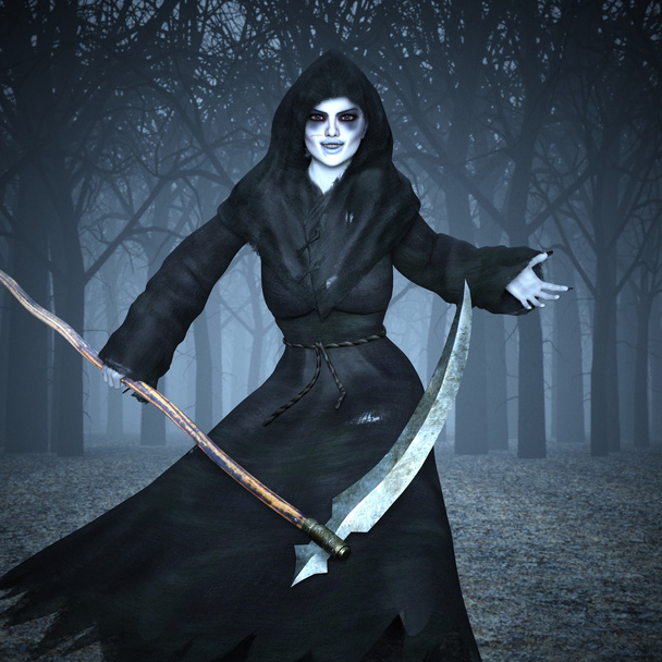 3D CG rendering of a witch - Foto, Imagen