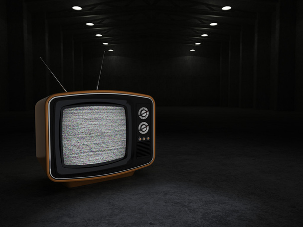 3D rendering old tv - Photo, Image