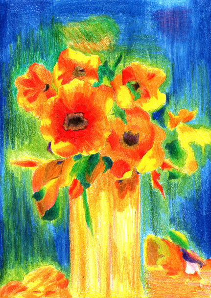 Квітковий малюнок художня ілюстрація
 - Фото, зображення