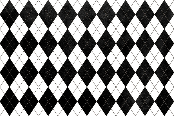 Watercolor diamond pattern. - Photo, Image