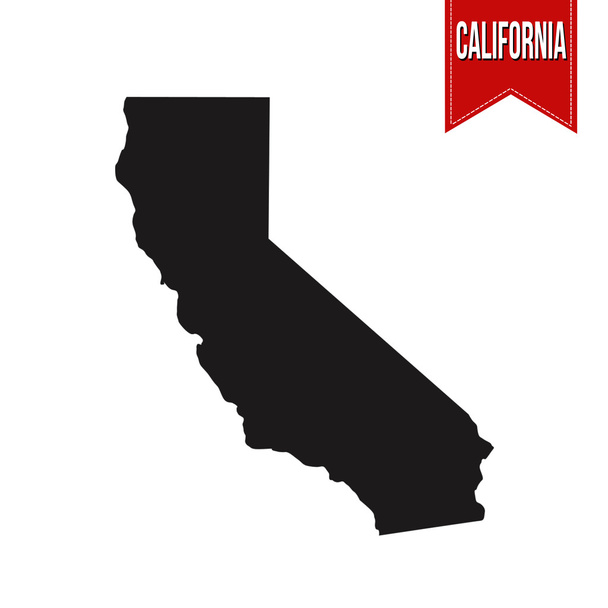 Map of California  - Vector, Image