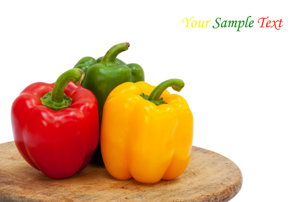 Three sweet peppers - Photo, image
