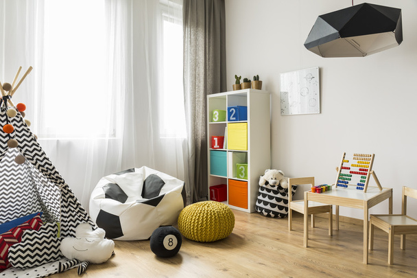 Child room in a new style idea - Fotoğraf, Görsel