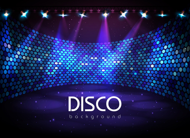 Disco abstract background - Vecteur, image