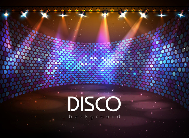 Disco abstract background - Vector, Image
