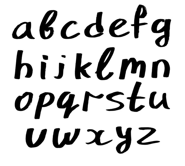 Handwritten alphabet - small - Foto, immagini